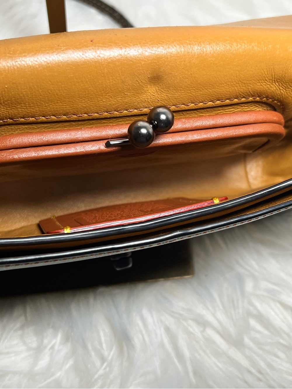 Coach Dinky 1941 Black Glove Leather Crossbody Bag - Picture 9 of 15